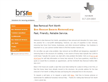 Tablet Screenshot of beeremovalfortworth.com